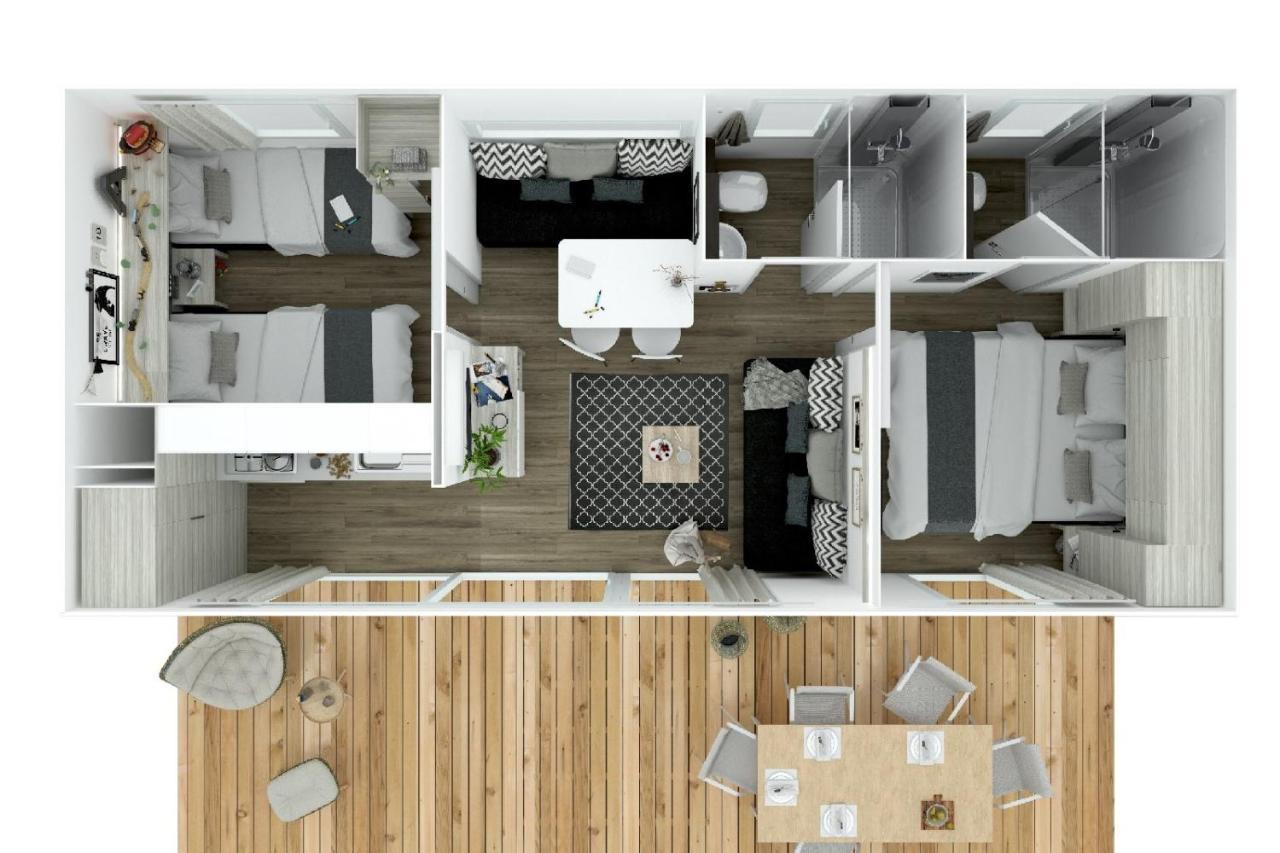 Belvedere Mobile Homes Seget Vranjica Esterno foto